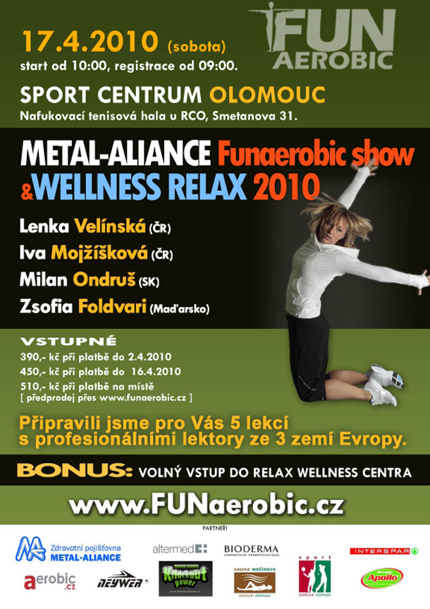 Funaerobic show v Olomouci