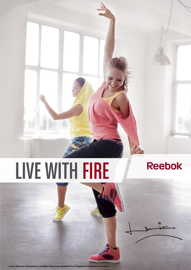 Lucie Vondráčková  pro REEBOK (Dance kolekce)