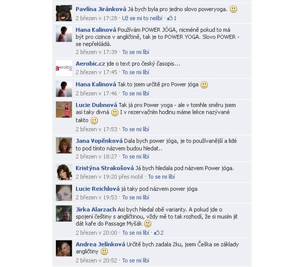Aerobic.cz na facebook.cz