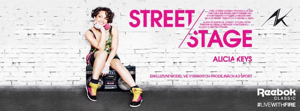 Alicia Keys v rámci projektu LIVE WITH FIRE vytvořila exkluzivní kolekci bot REEBOK.