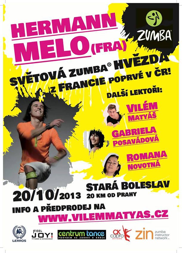Hermann Melo - světová Zumba hvězda poprvé v ČR! 