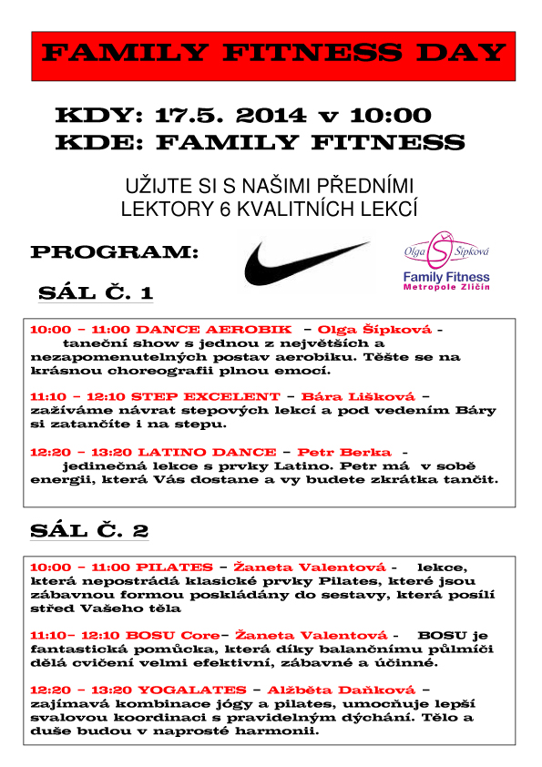 Family fitness day