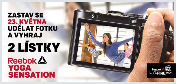 Soutěž o 2 lístky na Reebok Yoga Sensation! Soutěž o 2 lístky na Reebok Yoga Sensation!