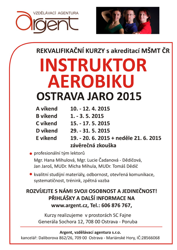 INSTRUKTOR AEROBIKU rekvalifikace 