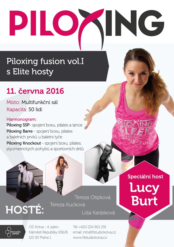 Adélka Hurníková zve na speciální akci před létem: Piloxing fusion vol. 1 s Elite hosty 