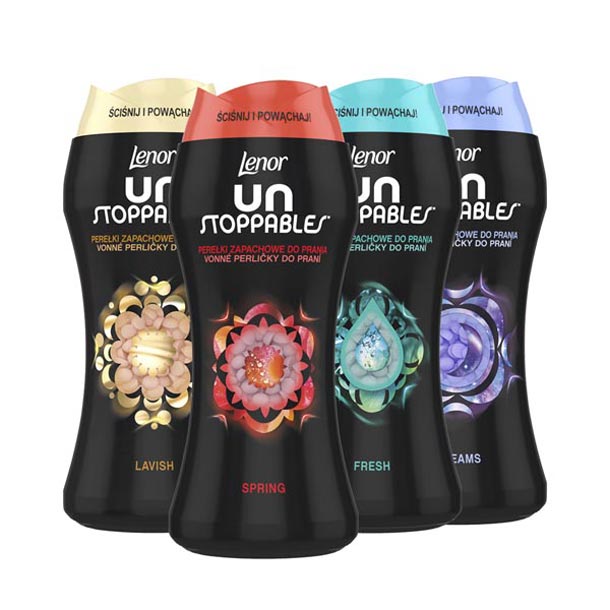 K péči o sportovní oblečení použijte nové vonné prací perličky Lenor Unstoppables