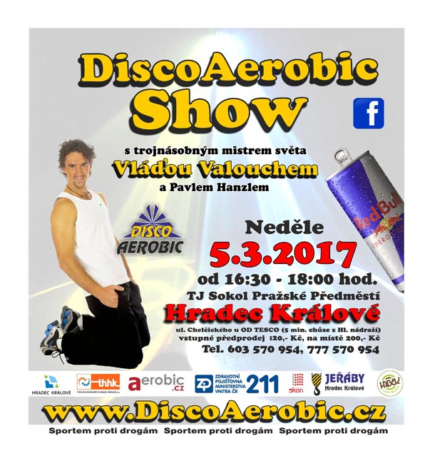 Soutěž: Vyhrajte vstupenky Laserová DiscoAerobic Show s Vláďou Valouchem