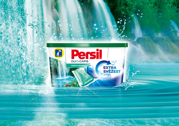 Persil Duo-Caps Emerald Waterfall -  extra svěžest a perfektní výsledek při každém praní