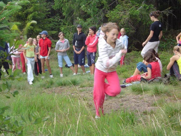 Foto z kondičního soustředění na Šumavě