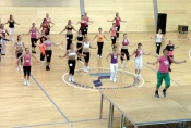 Petra Fuxová připravila náročnou choreografii aerobiku pro finalistky