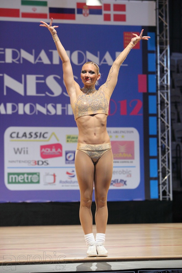 Tamara Jiříková na ME 2012, foto: Petr Macák pro www.aerobic.cz 
