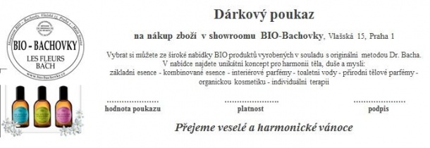 Tip na vánoční dárek: Biobachovky pro radost i pohodu