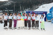 Ve Špindlu si pánové málem vykroutili krky: Dorazily tam totiž finalistky Miss Aerobik 2013